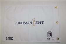 Two (2) 2015 & Undated The Players Championship Embroidered Flags