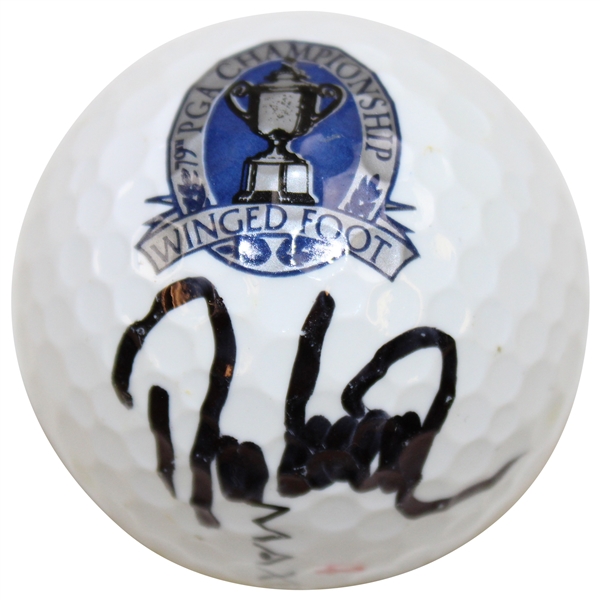 Davis Love III Signed 1997 PGA Championship at Winged Foot Logo Golf Ball JSA ALOA