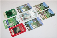 Eight (8) The Memorial Tournament Badges - 1994, 1996, 1999, 2000(x2), 2001(x2) & 2002
