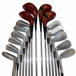 Walter Hagen's Personal Used Irons, Woods & Putter in Full Size Bag w/Bag Tags