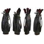 Walter Hagen's Personal Used Irons, Woods & Putter in Full Size Bag w/Bag Tags
