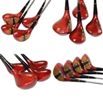Walter Hagen's Personal Used Irons, Woods & Putter in Full Size Bag w/Bag Tags