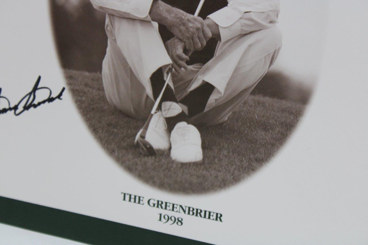 Lot Detail - Sam Snead Signed 1938 Augusta National & The Greenbrier ...