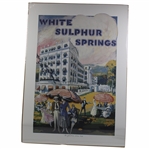 The Greenbrier Circa 1913 White Sulfur Springs Matted Poster