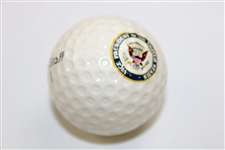 President George Bush Signature Logo Wilson Staff Golf Ball in Original Box