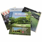 1990, 1991, 1992 & 1993 US Open Programs - Medinah, Hazeltine CC, Pebble & Baltusrol