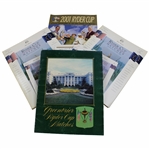 1979, 1991(x2) & 2001 Ryder Cup Official Programs - Greenbrier, Kiawah & The Belfry