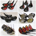 Joe Dimaggio's Personal Used Irons, Woods & Putter in Full Size Bag w/Bag Tag