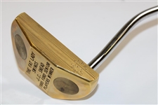 J.C. Snead 1995 Ford Senior Players Winner The Fat Lady Swings Gold Plated Putter