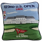 2023 US Open at LACC Smathers & Branson Hand Stitched Pillow