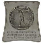 1909 All Square Golfing Society Presented by S.H. DeLacy Won by F.V. Selfe