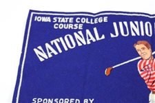 1950 National Junior Tournament at Iowa State College Course Felt Ad