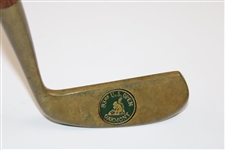 1983 US Open At Oakmont Commemorative Brass Putter Wood Shaft All Original