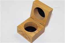 Reproduction Featherie '1440-1848' Golf Ball in Wooden Box - Display