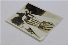 1920’s Wire Press Photo Of Glenna Collett's Golf Clubs
