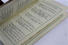 The Royal Mid-Surrey Golf Club List Of Members April, 1939 From J. H. Taylor Estate
