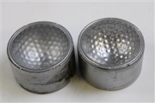 Both Sides For A Heavy Cast Iron Dimple Golf Ball Mold