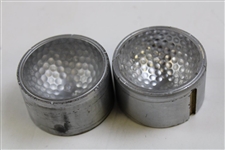Both Sides For A Heavy Cast Iron Dimple Golf Ball Mold