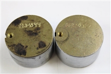 Both Sides For A Heavy Cast Iron Dimple Golf Ball Mold