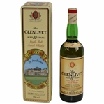 Glenlivet Tin St. Andrews With Unopened Bottle Of 12 Year Old Single Malt Scotch Whiskey