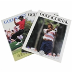 Three (3) Golf Journals With Tiger Woods US Amateur Wins On The Cover Of Each 94-95-96