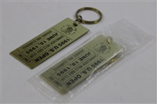 Two (2) Brass Key Rings From 1995 US Open