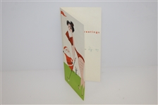 Four Christmas/Holiday/Season Greetings Cards - Ed Furgol, John Derr, & others