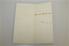 Four Christmas/Holiday/Season Greetings Cards - Ed Furgol, John Derr, & others