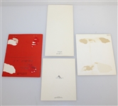 Four Christmas/Holiday/Season Greetings Cards - Ed Furgol, John Derr, & others