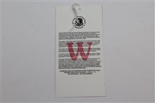 1999 PGA Championship at Medinah Wanamaker Club  Monday Ticket #01137 - Tiger win