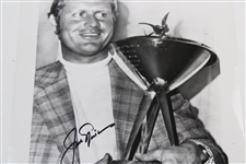 Jack Nicklaus Signed 1970 Piccadilly World Match Play Photo JSA ALOA