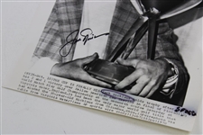 Jack Nicklaus Signed 1970 Piccadilly World Match Play Photo JSA ALOA