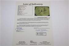Dustin Johnson Signed 2020 Masters Embroidered Flag JSA #BB22441