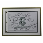 Smoltz, Orr, Palmer, Ford, Snead & 23 others Signed 1996 Athletes Against Cancer Framed Flag JSA ALOA