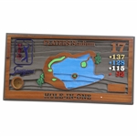 TPC Sawgrass Players Stadium 17th Hole Hole In One Award Plaque