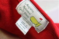 Masters Tournament Masters Collection Red Long Sleeve Golf Sweater - Size M