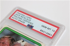 Jack Nicklaus Signed 1981 Donruss PGA Tour Rookie Card PSA Auto Grade GEM-MT 10 #85013983