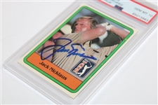Jack Nicklaus Signed 1981 Donruss PGA Tour Rookie Card PSA Auto Grade GEM-MT 10 #85013983