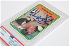 Jack Nicklaus Signed 1981 Donruss PGA Tour Rookie Card PSA Auto Grade GEM-MT 10 #85013983
