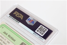 Jack Nicklaus Signed 1981 Donruss PGA Tour Rookie Card PSA Auto Grade GEM-MT 10 #85013983