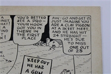 Original Pen & Ink 'Slice of Life' Golf Cartoon By Sullivan. 