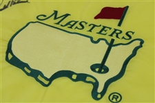 Arnold Palmer Signed 1997 Masters Full Embroidered Flag JSA ALOA
