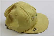 Fluff Cowan Signed Masters Tournament Litter Employee Hat JSA ALOA