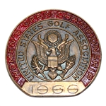 1966 Womens US Open Contestant Badge - Damaged
