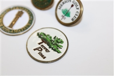Merion, Inverness, St. Andrews Old Course & Torrey Pines Ball Markers - Four (4)