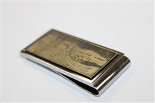 Old Course St Andrews Scotland Golf Motif Money Clip