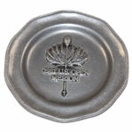 1981 US Open Merion Golf Club Pewter Plate 5.5"