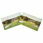 Two (2) 1973 Oakmont Country Club Scorecards