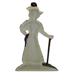 Cast Iron Lady Golfer Door Stop