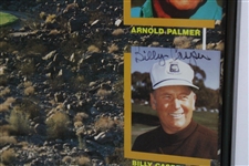 Palmer, Casper, Player, ChiChi & Trevino Signed 1989 Senior Skins Poster - Framed JSA ALOA
